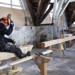 – Stomrestaureringen tillsammans med den grundförstärkning vi gjort säkerställer att Feskekôrka kommer stå i minst 100 år till, säger Marcus Gustafsson. Foto: Higab/Hans Ekestang