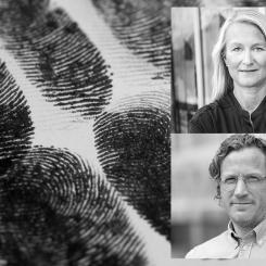 Sofia Hansdotter och Martin Ingvarson arbetar med att uppdatera Sveriges Allmännyttas vägledning för sund konkurrens. Den kommer att innehålla både skärpta krav och tydligare beskrivningar av arbetssätt för att få brottsfria byggarbetsplatser. Foto: Kate Gabor, Per Myrehed samt Mostphotos