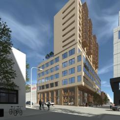 Folktandvårdens nya hus är under planering. Här kommer också rymmas butiker, kontor och bostäder. Foto: Mats Jakobsson (Tengbom Arkitekter)
