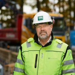 Håkan Siggelin, chef projektutvecklingsavdelningen hos Familjebostäder Foto: Magnus Selander