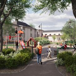 Hällsboskolan. Pressbild: MVB