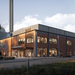 Heleneholmsbadet. Illustration: Liljewall Arkitekter