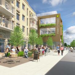 Heliotropen, Johanneslust. Illustration: Illustration: Arkitektgruppen i Malmö AB