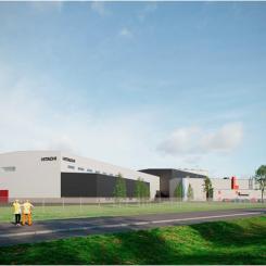 Hitachi Energys nya fabrik i Ludvika. Pressbild: Smidmek