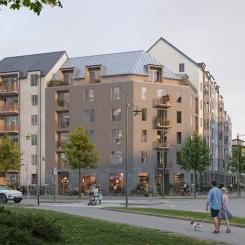 Gärdet i Kungälv - Illustration Arkitema