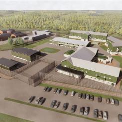 illustration Karlsokoga.  Illustration: Hållén Arkitekter