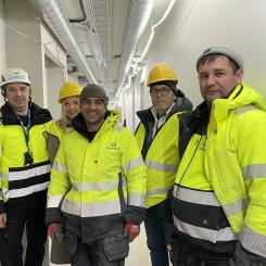 På företaget Contractor i Umeå anställdes tre av de första ukrainska flyktingarna via projektet.