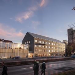 Skiss över ISGR:s nya lokaler på Gulheden. Bild: ISGR