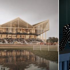 Jägersro och Karolina Halldin. Bild: Karolina Halldin, Krook & Tjäder