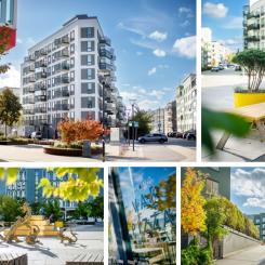 Tio år av utveckling. I dag står 20 kvarter klara och mer än 7 000 människor bor, lever, arbetar och utvecklas i den nya stadsmiljön i Barkarby. Foto: Järfälla kommun