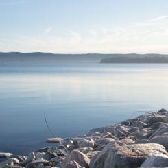Vy från Vätterstranden. Foto: Jönköpings kommun