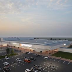 K-Citymarket i Uleåborg i Finland. Pressbild: Peab