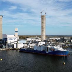 Kajen i Karlskrona.  Pressbild: Peab