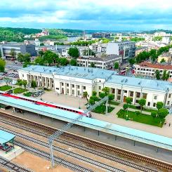 Kaunas järnvägsstation, Litauen. Foto: Rail Baltica