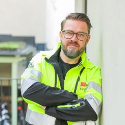 Kim Söderström, Byggnads förbundsordförande. Foto: Terese Perman