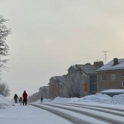 Kiruna mars 2025. Foto: Jonathan Ansel Moy de Vitry/Unsplash