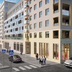 Legera är ett unikt projekt eftersom det består av såväl bostadsrättslägenheter som ägarlägenheter.