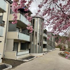 Utvecklingen av Lindome centrum har gått vidare. Pressbild: Förbo