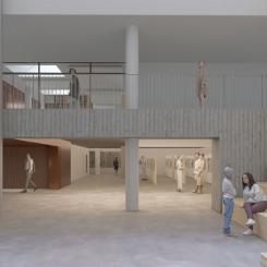Idensalmis kulturminnesmärkta multifunktionscenter i Finland.  Credit: Muuan Jada