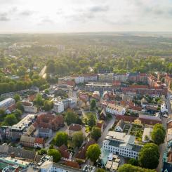 Översiktsbild på Lund.  Pressbild: Lunds kommun