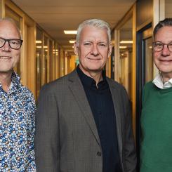 Fr v Magnus Orregård, Paul Söderberg och Dan Magnusson. Foto: SSC Group