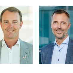 Lars Jonson och Magnus Persson. Foto: Skanska