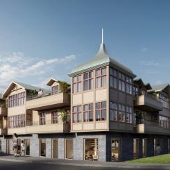 BRF Falkegården. Illustration: Bjurfors