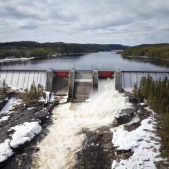 Bålforsens vattenkraftsstation. Foto: Uniper