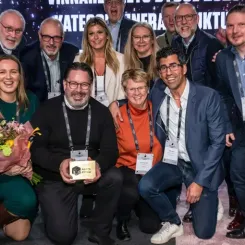 Projektet belönas som en av branschens främsta prestationer. Foto: Mattias de Frumerie