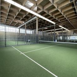 Östermalmshallen Padel i Mölnlycke. Foto: Wallenstam