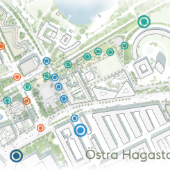 3D visualiseringsprogram för Östra Hagastaden. Illustration: White Arkitekter/Robert Niziolek Stockholms stad