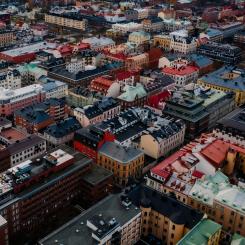 Flygbild över Stockholm. Foto: Peter van der Meulen / Unsplash