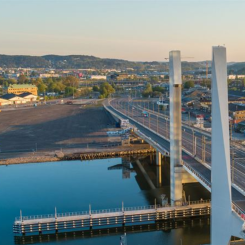 Här i Göteborgs frihamn kommer Polestars nya huvudkontor att ligga. Foto: Polestar
