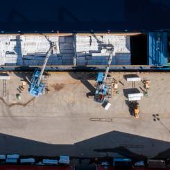 Som en del i den beslutade utvecklingsstrategi för Port of Skellefteå är nästa steg nu en ny djup kaj. Foto: Skellefteå kommun