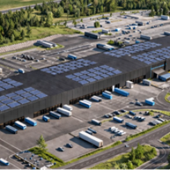 PostNord investerar en halv miljard kronor i en ny terminal för paket- och pallhantering vid Midlandaområdet i Timrå. Fotograf: Infrahub