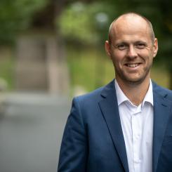 Björn Niklasson som den 5 september tillträder som VD för Byggnadsfirman Otto Magnusson. Foto: Byggnadsfirman Otto Magnusson