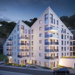 HSB brf Prisma i Krokslätt, Mölndal, byggstartar officiellt den 31 maj 2024 genom ett ”första spadtag” på tomten. Bild: HSB