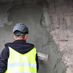 Putsning med Puts- & Murbruk C ECO.