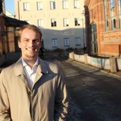 Mathias Cejie Olsson utses till rollen som projektutvecklingschef. Foto: RO-Gruppen