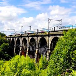 Sankey-viadukten vid Newton-le-Willows. Foto: Network Rail