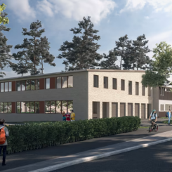 Mariebergsskolan växer och ger plats för ytterligare 120 elever. Foto: Sweco