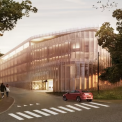 JSB har tecknat avtal med Region Blekinge för nybyggnation av ett nytt parkeringshus på sjukhusområdet i Karlskrona. Foto: JSB