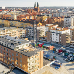 OBOS bygger 67 bostäder i Norra Munktellstaden. Foto: OBOS