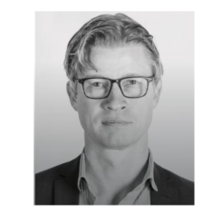 Petter Green, Director Digital Matter på White Arkiteker, talar på Byggmässan 2023.