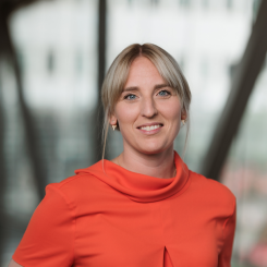 Emmelie Sjögren är Stena Fastigheter Göteborgs nya fastighetschef med ansvar för bolagets fastigheter i centrala Göteborg, Kungsbacka, Askim och Mölndal. Foto: Robin Lundin