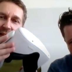 Mattias Roupé och Mikael Johansson på Chalmers tekniska högskola. Foto: SBUF