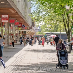 Gågatan, Södertälje City. Foto: GRW Media