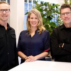 Delar av Liljewallteamet: Bo Wallin, Jetske Bömer och Harald Gamrell