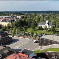 Här på Löjan ska ett modernt bostadskvarter växa fram. Pressfoto: Sara Holm