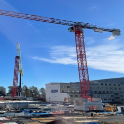 Miljardprojektet Skellefteå sjukhus har gått in i produktionsfasen med signerat fas 2-kontrakt. Pressbild: Bygg Dialog